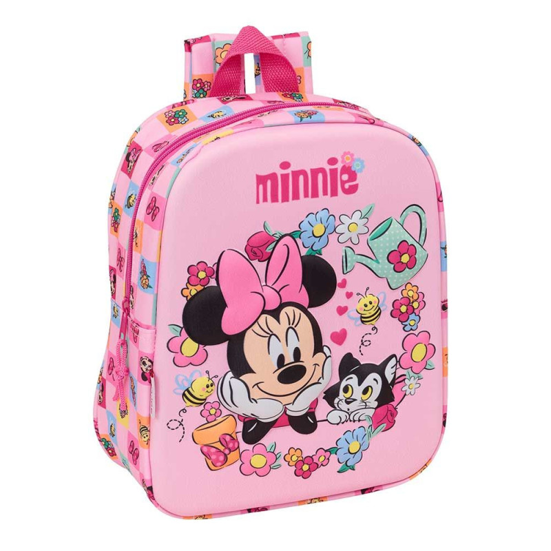 Mochila Guardería 3D Minnie 27 cm