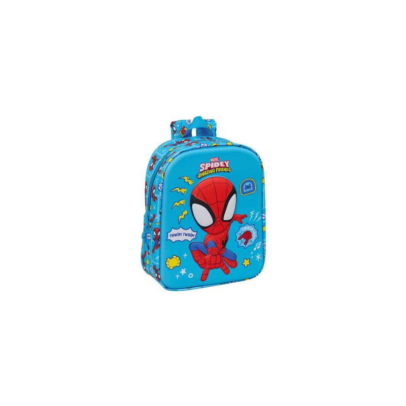 Mochila Guardería 3D Spidey 27 cm