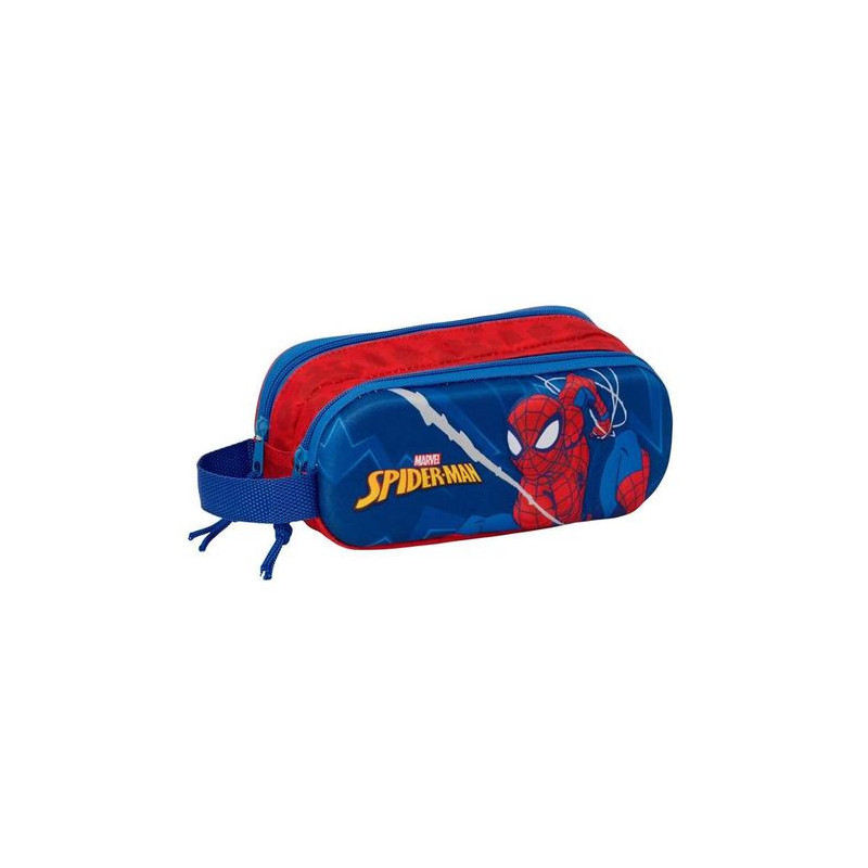 Estuche 2 Compartimentos Spiderman