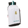 Mini Mochila Cremallera Vertical Real Madrid Doble 22x10x8cm.