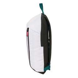 Mini Mochila Cremallera Vertical Real Madrid Doble 22x10x8cm.