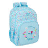 Mochila Doble Adaptable a Carro Blacfit8 "Petalos"