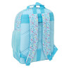 Mochila Doble Adaptable a Carro Blacfit8 "Petalos"