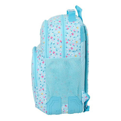 Mochila Doble Adaptable a Carro Blacfit8 "Petalos"