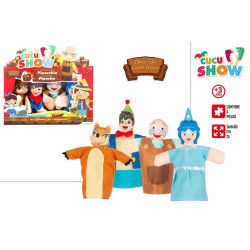 Cucu Show- Set 4 Marionetas Pinocho