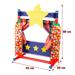 Cucu Show - Set 4 Marionetas C/Teatro Pinocho