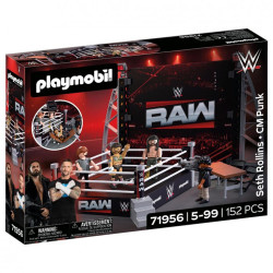 Playmobil WWE Set de Coleccionista Ring RAW