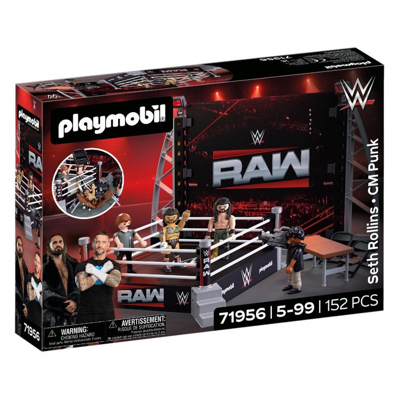 Playmobil WWE Set de Coleccionista Ring RAW