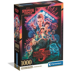 Puzzle Clementoni Stranger Things 3 de 1000 Piezas