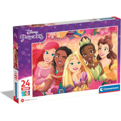 Puzzle 24 Maxi Princesas Disney Clementoni