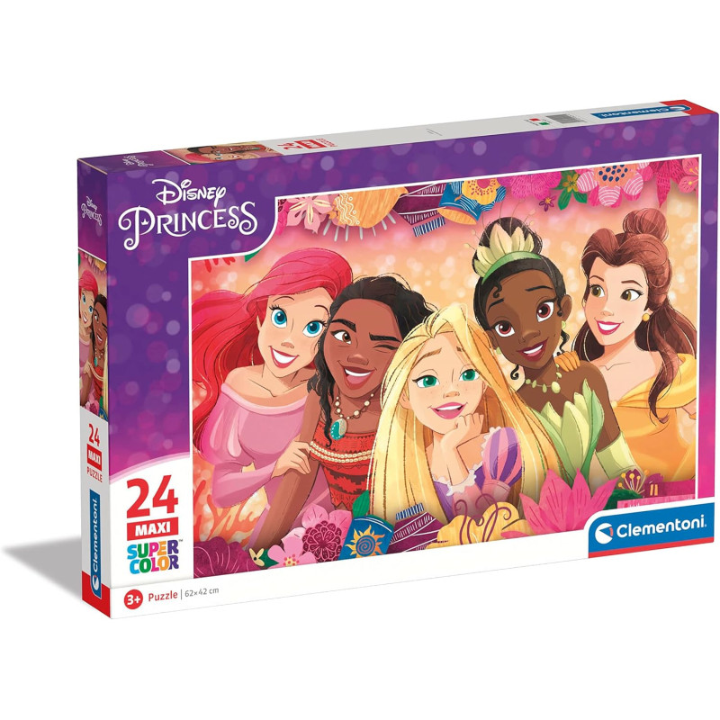 Puzzle 24 Maxi Princesas Disney Clementoni