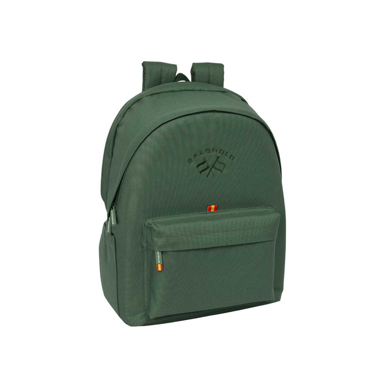 Mochila Doble para Portatil 15,6" + USB Spagnolo Verde