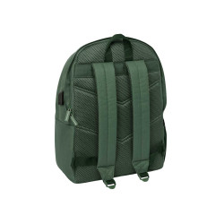 Mochila Doble para Portatil 15,6" + USB Spagnolo Verde