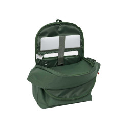Mochila Doble para Portatil 15,6" + USB Spagnolo Verde