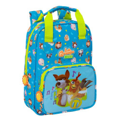 Mochila Infantil Con Asas La Granja de Zenon Preescolar