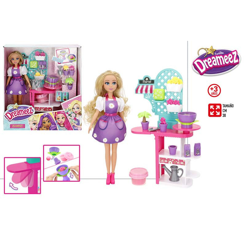 Dreameez - Set Muñeca Floristeria