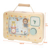 Woomax Zookabee - Television Madera c/Reloj