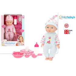 Colorbaby's - Bebe 30 cm c/Accesorios
