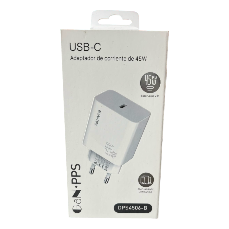 Adaptador de corriente de 45W USB-C