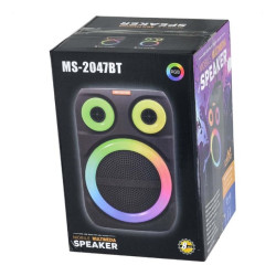 Altavoz Soundbox con Bluetooth, luz RGB, radio FM y micrófono