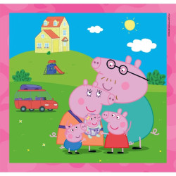 Puzzle 3x48 Peppa Pig