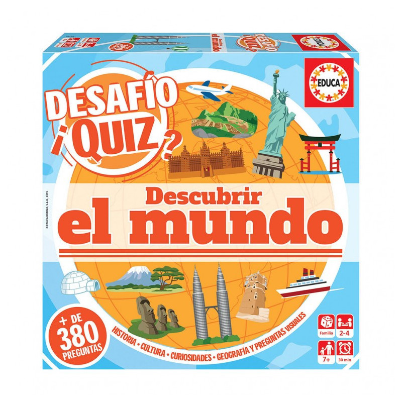 Juego Desafio Quiz Descubrir El Mundo