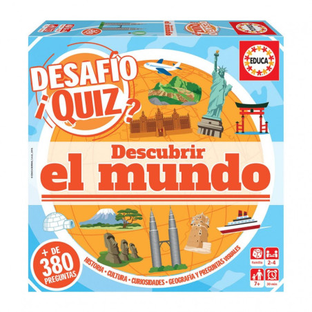 Juego Desafio Quiz Descubrir El Mundo