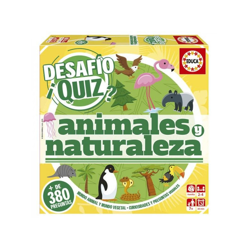 Juego Desafio Quiz Animales Y Naturaleza