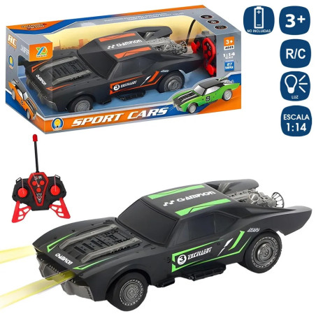 Sport Cars Coche Tunder Black R/C 28 cm