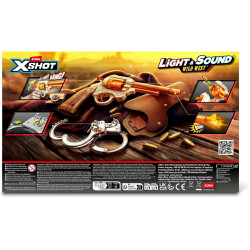 Pistola X-shot Wild West 6 Dardos Con Luces Y Sonidos