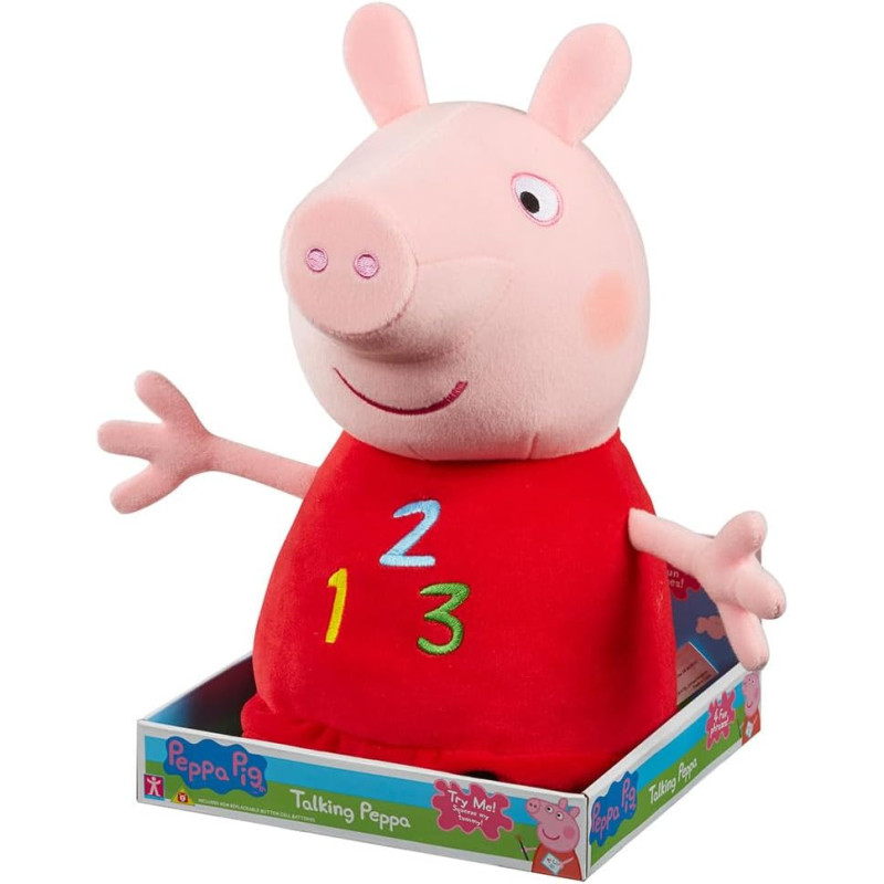 Peluche Parlanchín Peppa Pig 35 cm