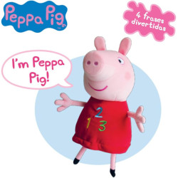 Peluche Parlanchín Peppa Pig 35 cm