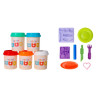 Set 5 Botes Plastilina con Accesorios