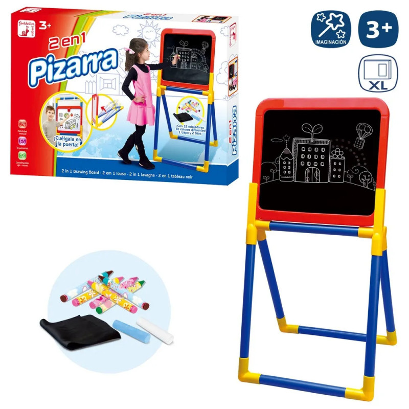 Pizarra Caballete 2 en 1