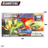 Teamsterz - Pista Doble Lanzacoches Dinosaurio c/2 Coches Metal