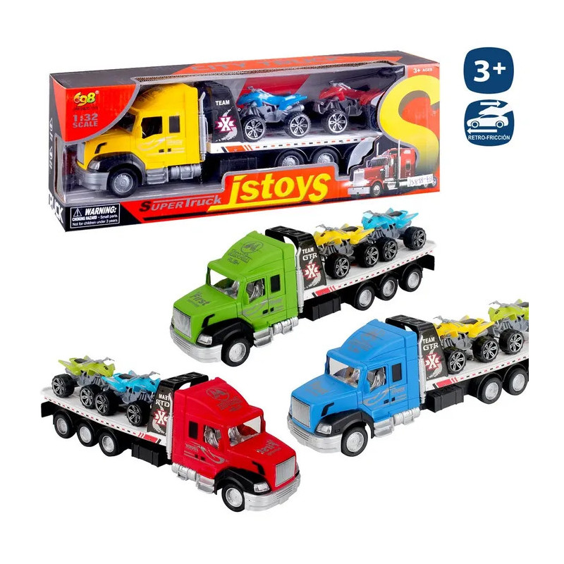 Camion Remolque C/ Quads 38cm