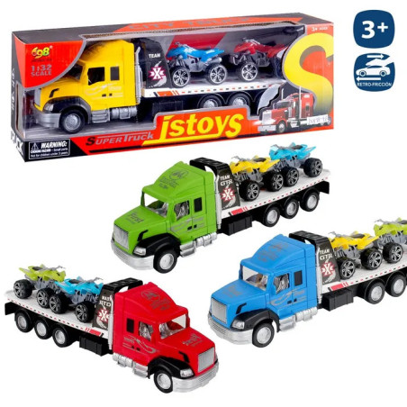 Camion Remolque C/ Quads 38cm