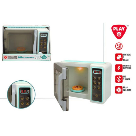 PlayGo - Microondas Electrico c/Luz y Sonido +3 A