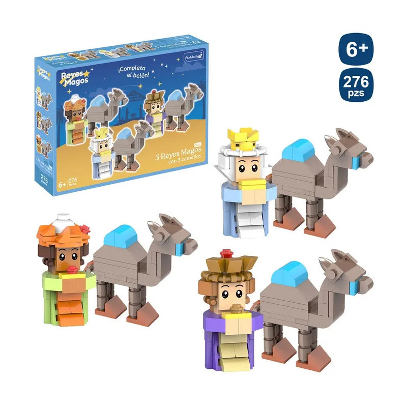 Set Construccion 3 Reyes Magos C/Camellos