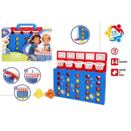 CB Games - Juego Canasta Cuatro en Linea