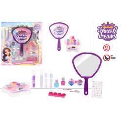 Princess Dreams - Set Maquillaje c/Espejo y Pegatinas +5Años