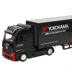 Burago Street Fire - Camion Metal 1:43 Mercedes Actros c/Remolque