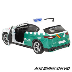 Burago - Coche Metal 1:24 Guardia Civil Alfa Romeo Stelvio