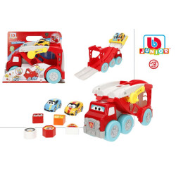BB Junior - Camion Portacoches 30 cm c/2 Coches y Accesorios