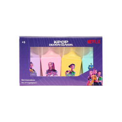 Set 4 Marcadores K-Pop Demon Hunters