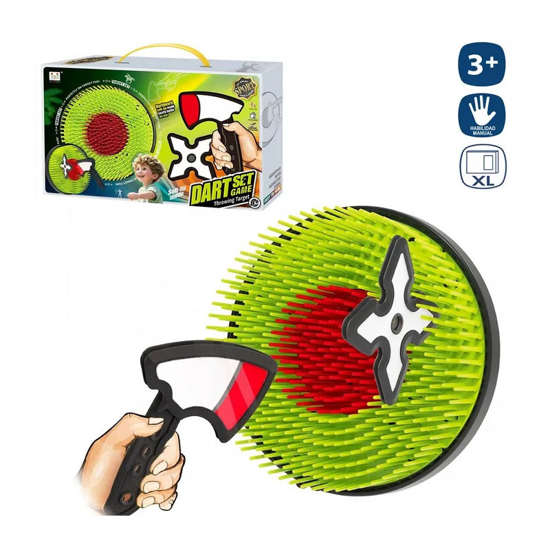 Juego Diana Pinchos c/Hacha y Estrella