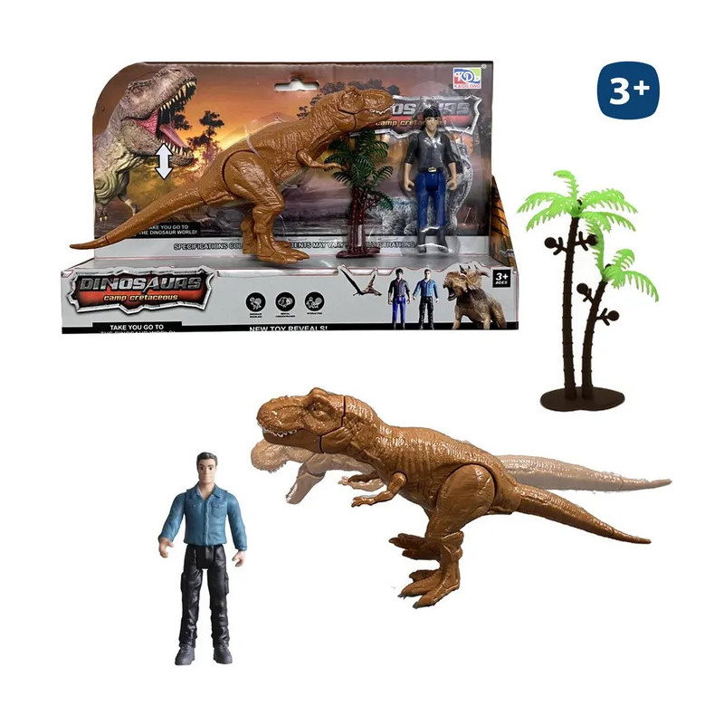 Dinosaurs Camp Cretaceous - Dinosaurio Articulado c/Figura