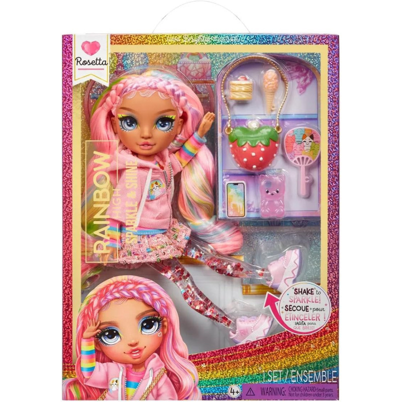 Muñeca Raimbow High Sparkle y Shine- Rosetta