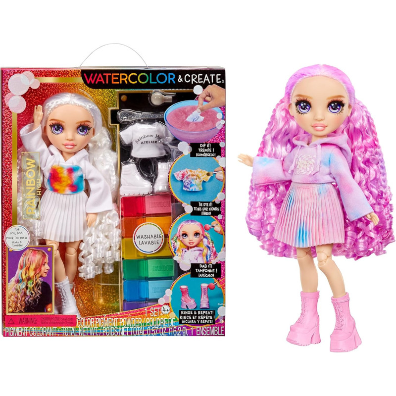 Muñeca Raimbow High Watercolor Lavable