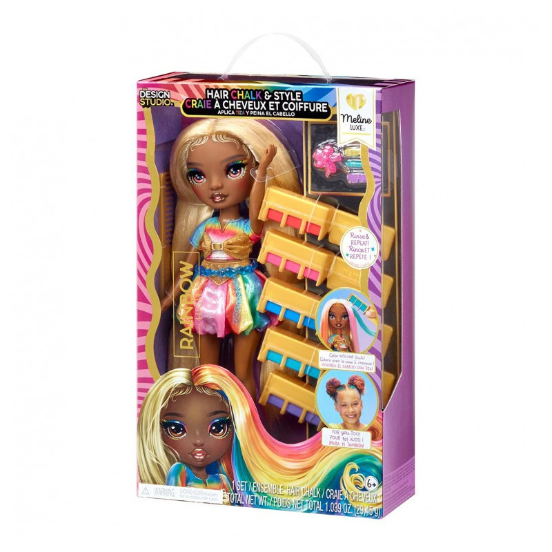 Muñeca Raimbow High Hair Play Fashion Meline